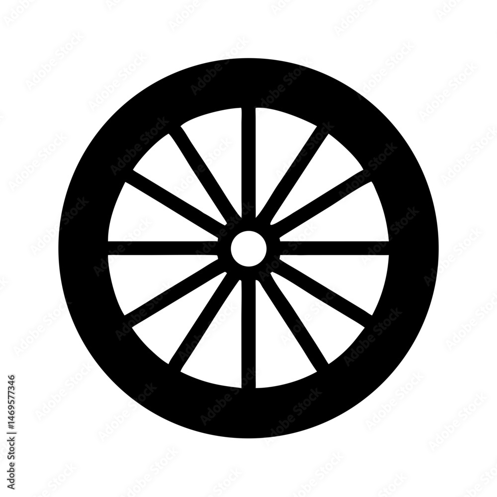 Fototapeta premium A wheel