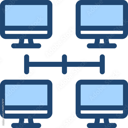 peer to peer illustration on a white background     