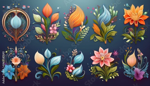 collection of flowers
