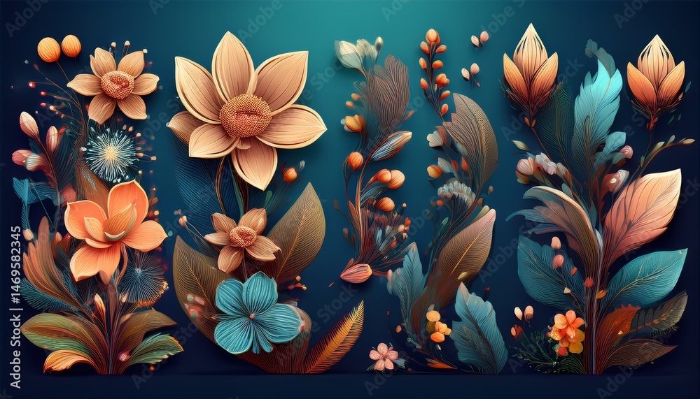 collection of flowers