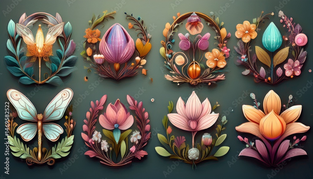 collection of flowers