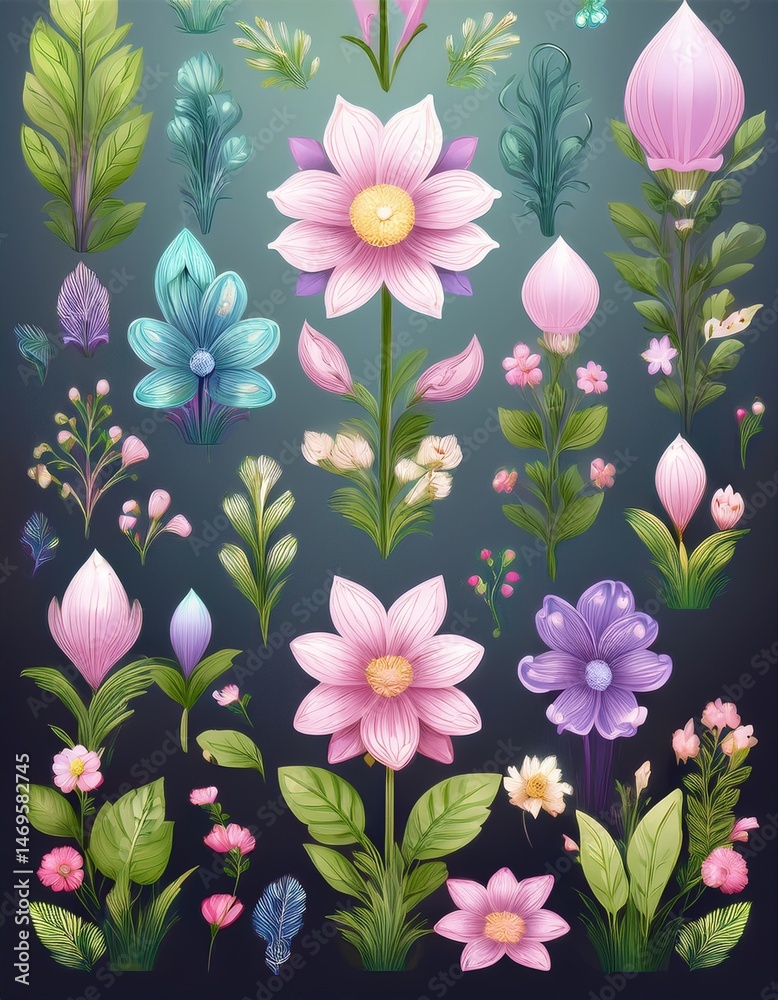 collection of flowers