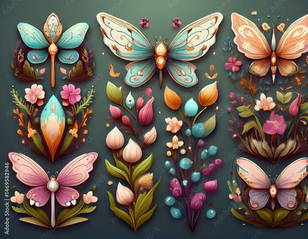 collection of flowers