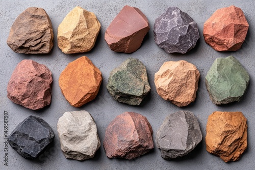 A showcase of rare minerals, representing Earth's precious natural resources