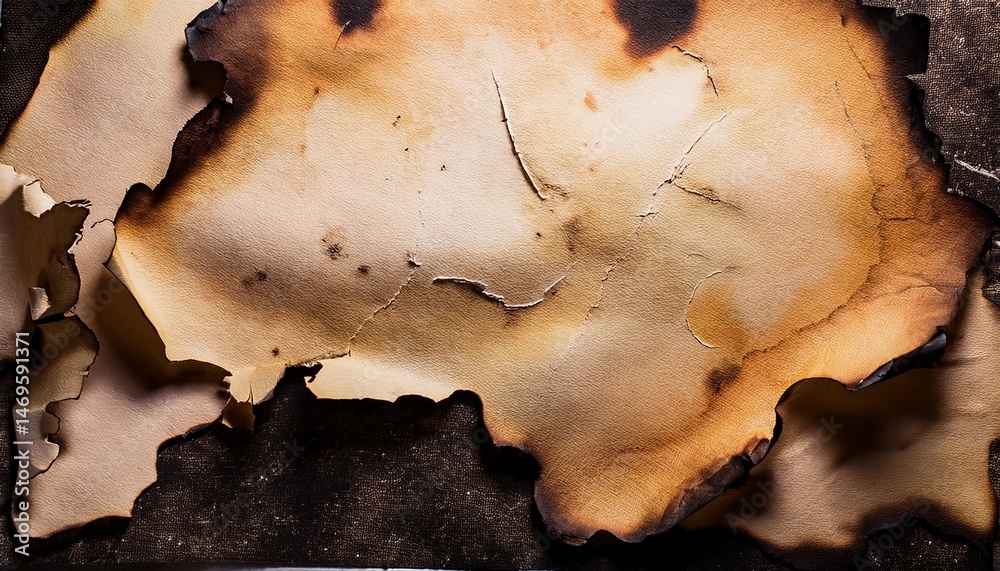 Obraz premium paper burned old grunge abstract background texture