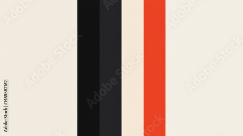 Free Download A minimalist design with a color scheme of black, white, and red. - GFXLoad