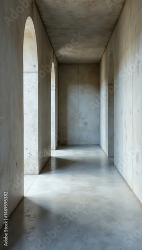 Smooth, polished concrete; subtle texture variations, backdrop, grey