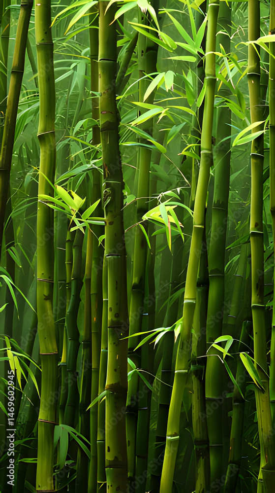 Obraz premium Dense Bamboo Grove in Haleakala National Park, Maui