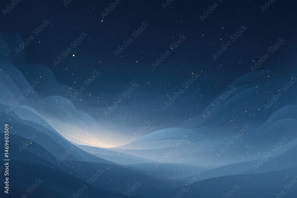 Obraz premium minimalistic illustration of astronomical bodies floating in space open to various artistic interpretations