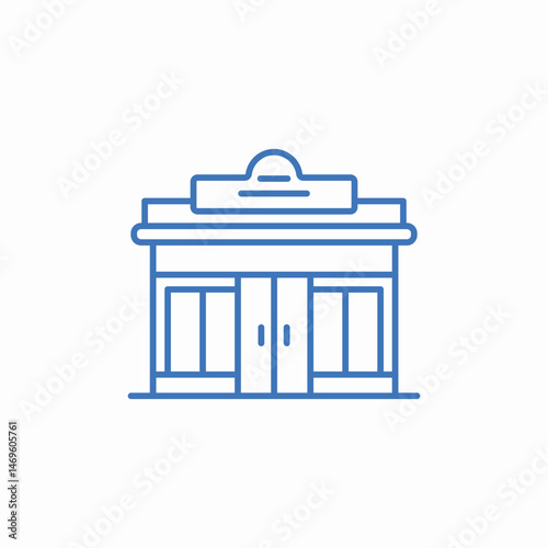 shop retail icon sign vector