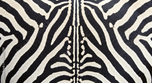 A beautiful zebra skin pattern with sharp black and white stripes, isolated in the middle on a pure white background, high detail,
