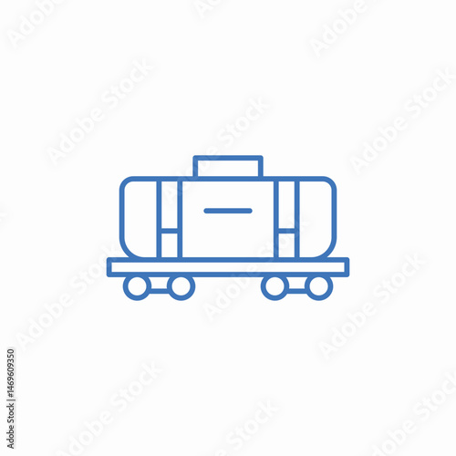 tank wagon icon sign vector