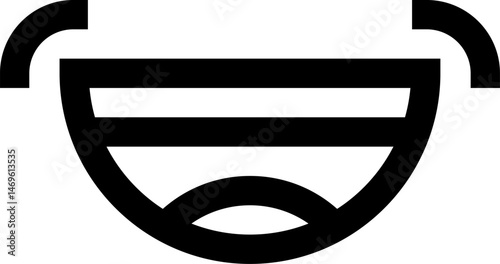 smile illustration on a white background     