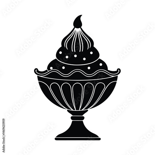 kulfi as a royal dessert setting