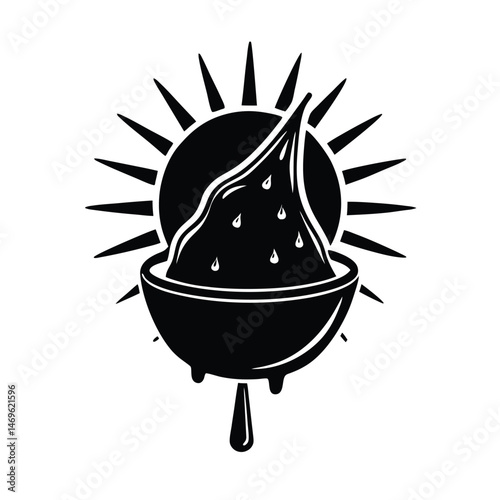 melting kesar pista kulfi under summer sun