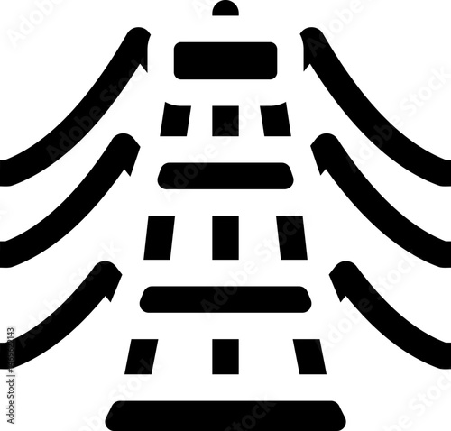 telecommunications illustration on a white background     