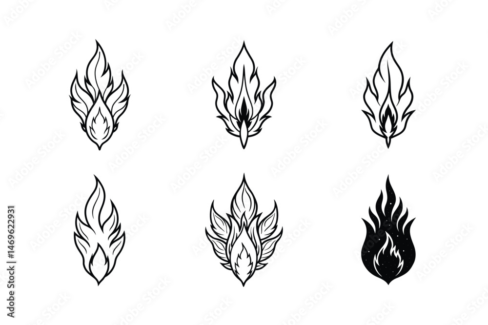 Retro Blaze Feather Tattoo Kit Retro Blaze Feather Tattoo Kit