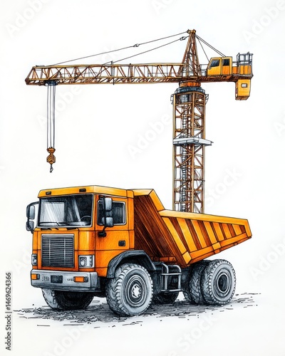 Construction Vehicle Illustration