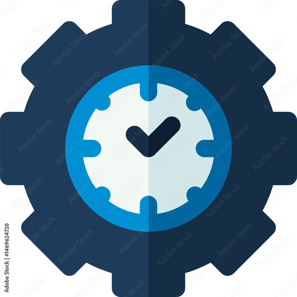 time management illustration on a white background time management illustration on a white background