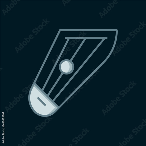 Line Musical instrument kankles icon isolated on black background. Flat filled outline style with shadow. Vector