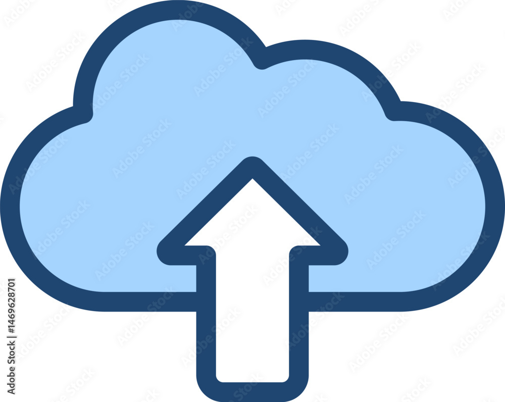 upload illustration on a white background upload illustration on a white background