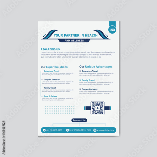 Editable Health and Wellness Flyer
