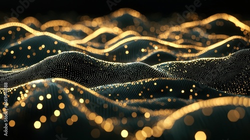 Mesmerizing Aurora Waves with Dazzling Light Patterns Background