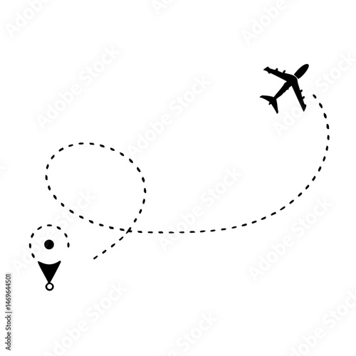A plane  in the sky