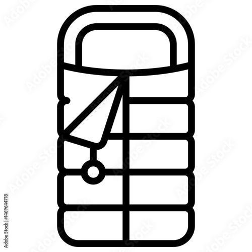 Sleeping Bag line icon