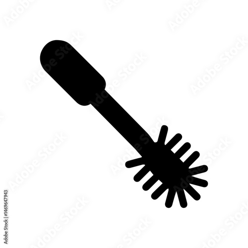 Toilet brush glyph icon