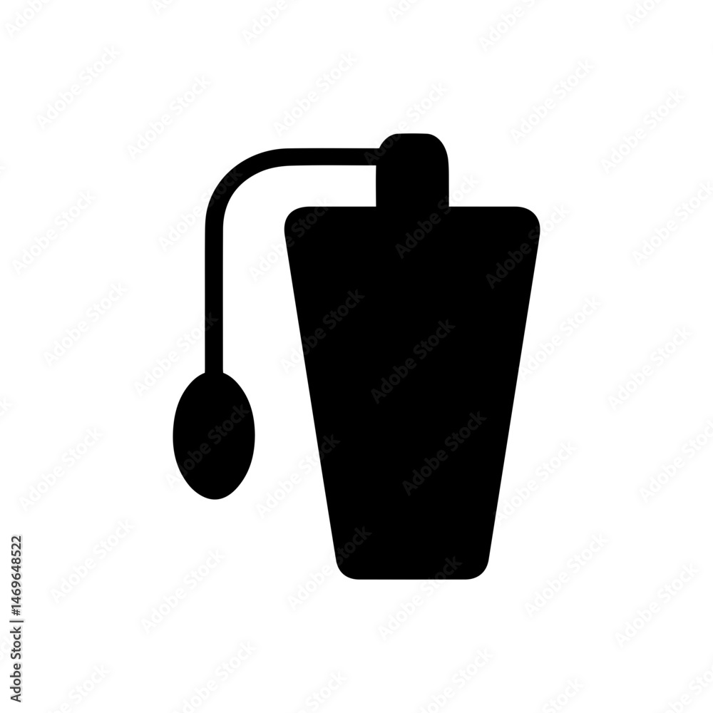 Obraz premium perfume spray glyph icon