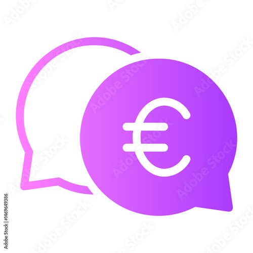 euro gradient icon