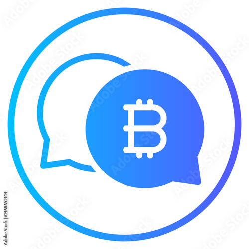 bitcoin gradient icon