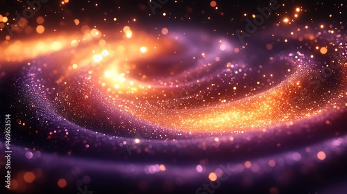 Luminous energy trail abstract glow pictures