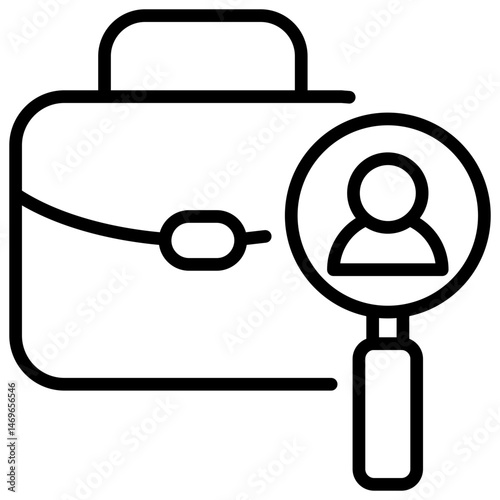 Recruitment Outline Icon