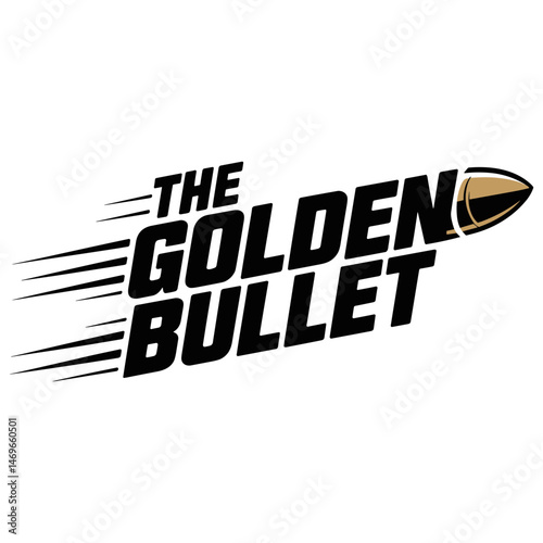 Golden Bullet: A striking visual of the golden bullet with motion.