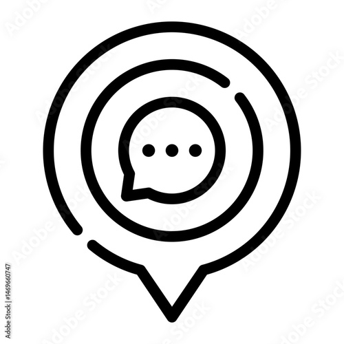 location line icon