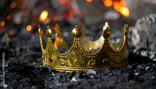Golden Crown on Embers