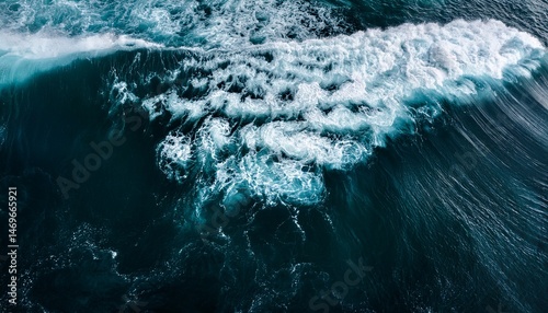 ocean waves aerial view turbulent water background dark design texture