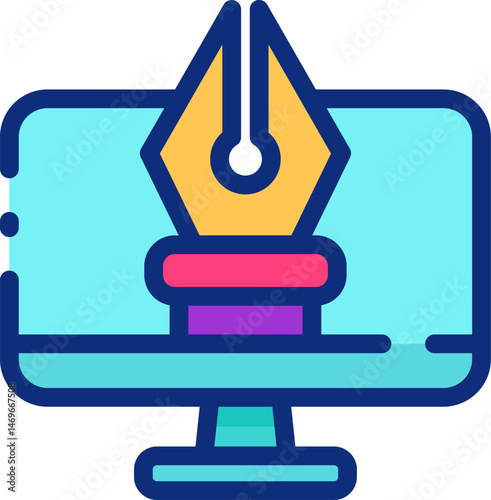 digital art illustration on a white background    