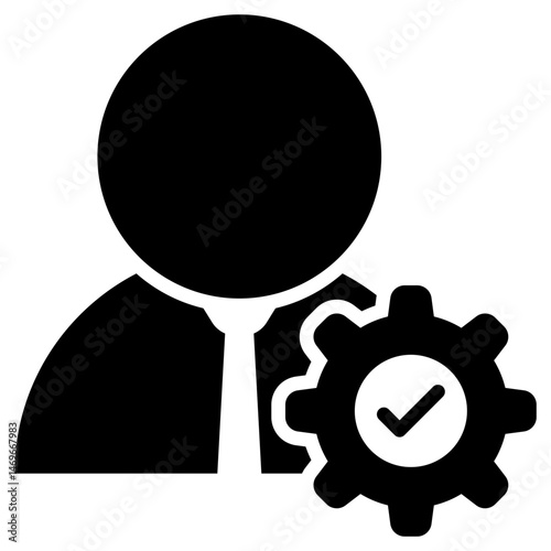 Professionalism Glyph Icon