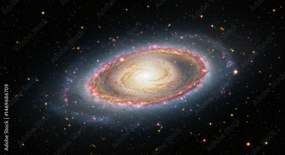 Spiral galaxy in deep space (18) Spiral galaxy in deep space (18)