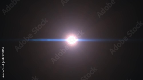 Wallpaper Mural Lens flare overlay. Sun flare overlay. Optical flare shine light from the top corner animation on black abstract background for screen project overlay. Side diagonal real light from the sun or star Torontodigital.ca