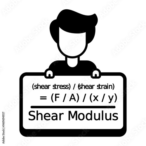 Shear Modulus Formula Icon