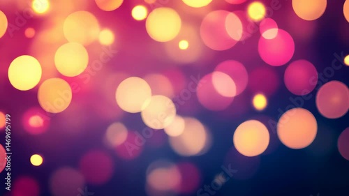 Abstract Colorful Lights Blur Background