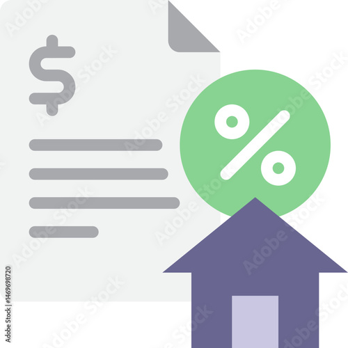 loan illustration on a white background   