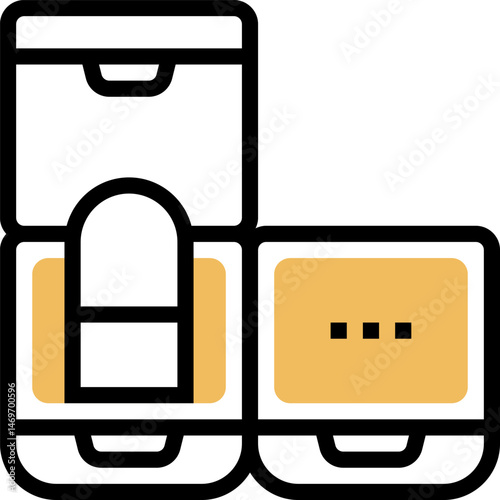 medicine illustration on a white backgro