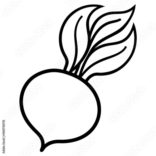 Beetroot icon art vector