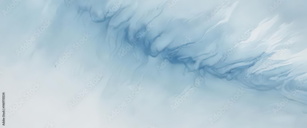 Obraz premium Ethereal light blue watercolor wash, soft brushstrokes, subtle texture , illustration, visually appealing, brushstrokes