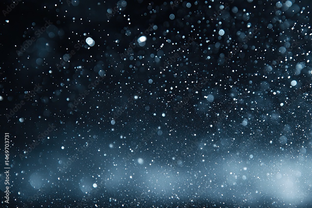 Obraz premium Abstract night sky, with light particles